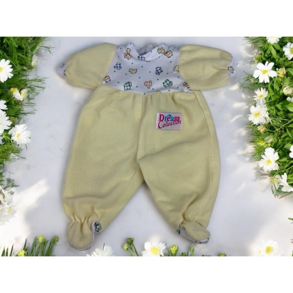 Dream Collection All In One Yellow With Ducks Doll Outfit Fits 12" Doll